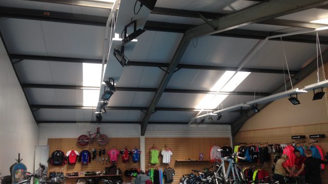 rooflights in shop