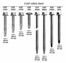 Self Drilling Screws for Steel